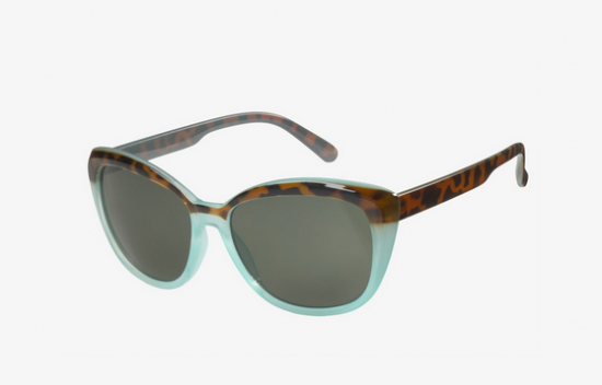 ICU Eyewear - Sun Collection - Cat-Eye Two-Tone in Tortoise/Aqua