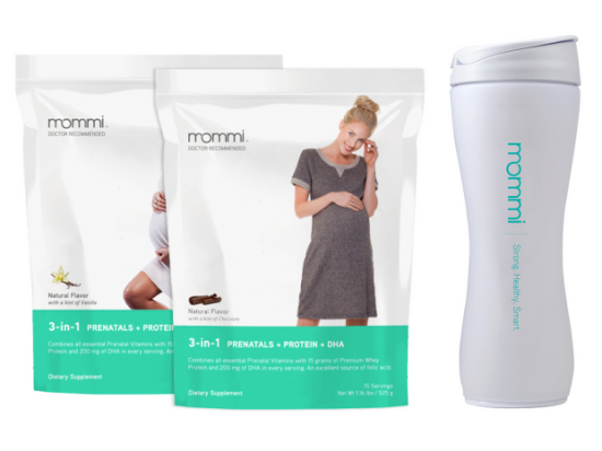 Mommi 3 in 1 monthly sub with shaker bottle