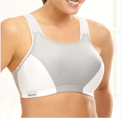 sports bras for breastfeeding moms Glamorise - Double Layer Custom Control sports bra - source: Glamorise