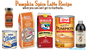 Pumpkin Spice Latte Recipe