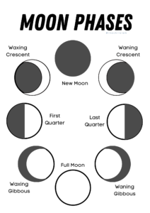 Moon Phases Activity for Girl Scouts Brownies - Space Science Adventurer Badge by Chris Lam
